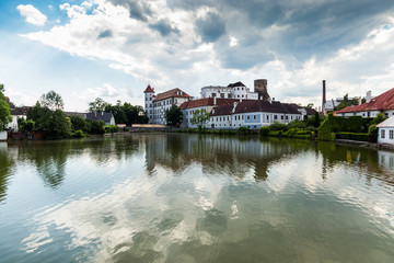 Obraz premium Jindrichuv Hradec. City in South Bohemian region, Czech Republic, Central Europe.