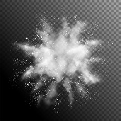 Explosion of White Powder
