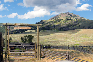 High Country Ranch and Corrals Western Rocky Mountains