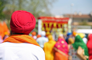 Fototapeta premium Sikh man with turbant called Dumalla