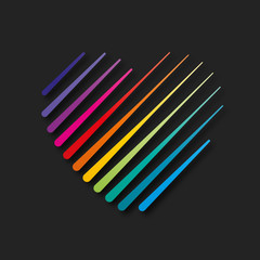 carte coeur couleur