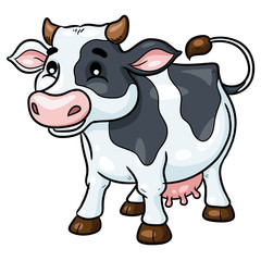 Cow Cute Cartoon
Illustration of cute cartoon cow.