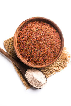 Ragi / Nachni , also known as finger millet and ragi flour, which is a healthy food and is gluten-free.