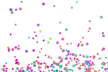 Background with multicolored dots