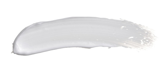 White ?reamy texture isolated on white