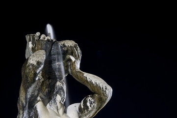 Historical fountain in Rome