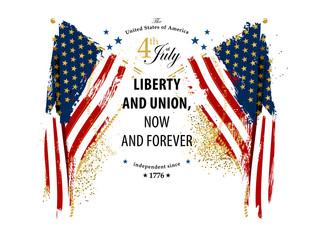 4th July Independence Day card