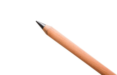 simple wooden pencil isolated