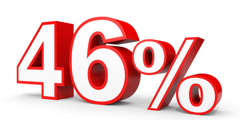 Forty six percent off. Discount 46 %.