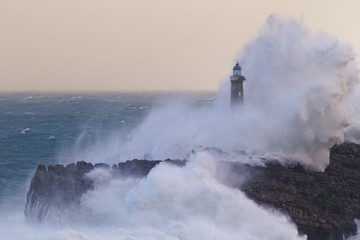Fototapeta na wymiar Mouro Lighthouse