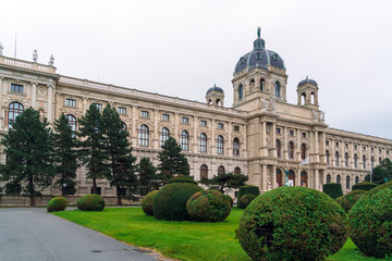 Fototapeta na wymiar Facade of Kunsthistorisches Museum, Vienna, Austria