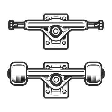 Vintage Skateboard Wheels Concept