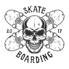 Vintage skateboarding logo © DGIM studio