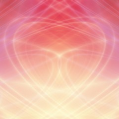 Heart background red bright abstract illustration pattern