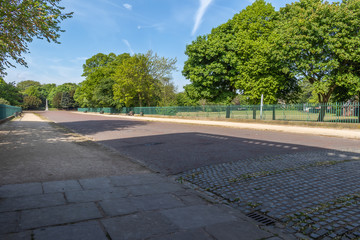 road in central park