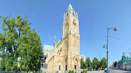 Łódź, Polska- Bazylika archikatedralna.