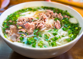 Pho in Ha Noi, Vietnam