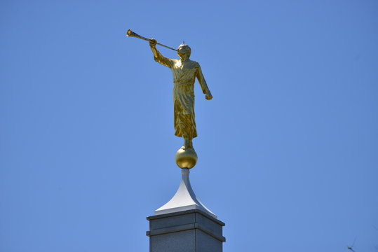 mormons statue