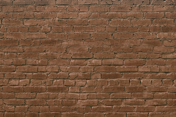 background of old brown brick wall