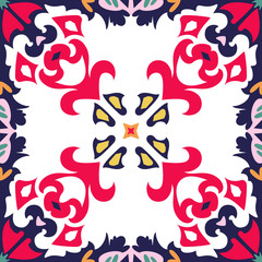 Oriental traditional ornament,Mediterranean seamless pattern, tile design, vector illustration сan be used for desktop wallpaper for a wall hanging or poster, pattern fills, surface textures, textile.