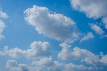 Clouds against blue sky