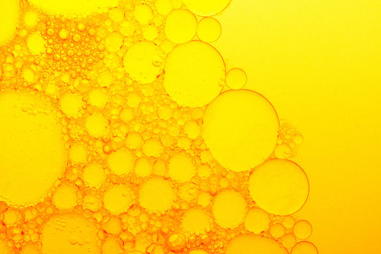yellow large bubbles