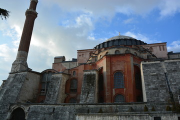 トルコイスタンブールのアヤソフィア博物館