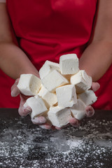 Offering Marshmallow Cubes