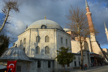 トルコイスタンブールのアヤソフィア博物館