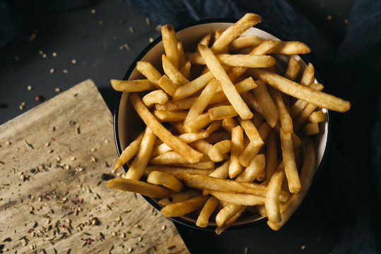 appetizing french fries in a bowl