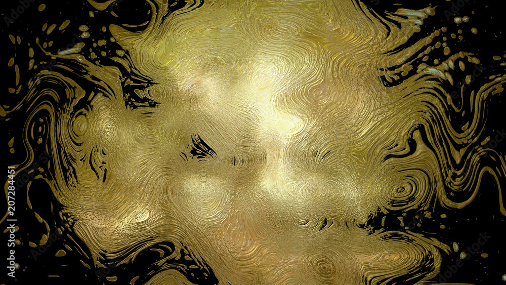 Poster 3d rendering of abstract twists and prominences from bright particles. patterns from light spots