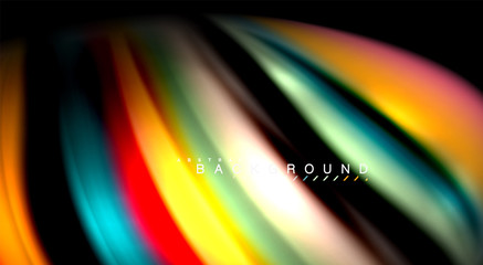 Blur color wave lines abstract background