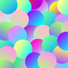 Background of multi-colored gradient balls