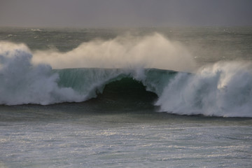 tempête sur la Bretagne
