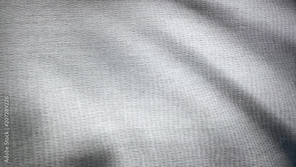 Poster cloth flutters. waves of canvas animation. background of satin fabric. fabric background animation f