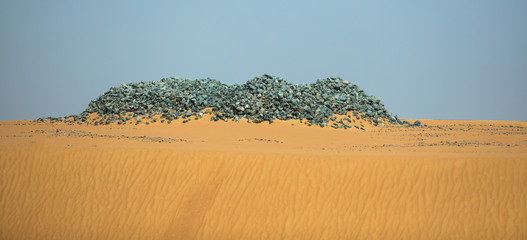 Obraz premium landscape of the Arabian sandy desert