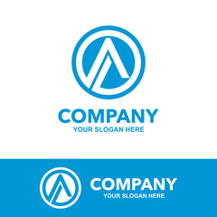 Letter A Initial Logo