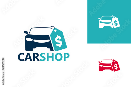Car Shop Logo Template Design Vector Emblem Design Concept