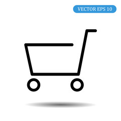 Cart icon. Vector illustration eps 10
