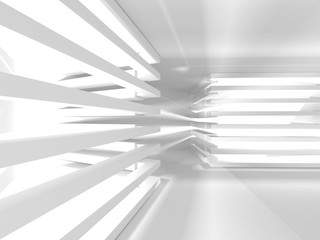 Abstract Modern White Architecture Background