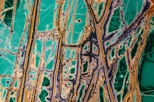 variscite rock wonderful colors detail