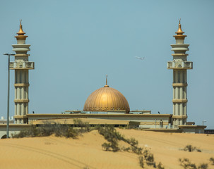 Arabian mosque in the desert
