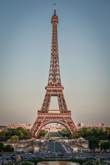 Fototapeta na wymiar View on Eiffel Tower and Champ