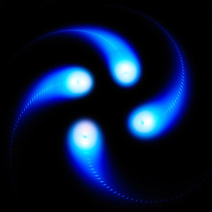 3D surreal illustration. Sacred geometry. Mysterious psychedelic relaxation pattern. Fractal abstract texture. Digital artwork graphic astrology magic