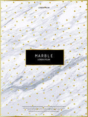 Foil vector background. Marble texture. Trendy template for New Year, Party, Wedding, Birthday, Web, Flyers, Invitation card. Bronze design.