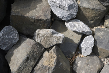 Stones in garden