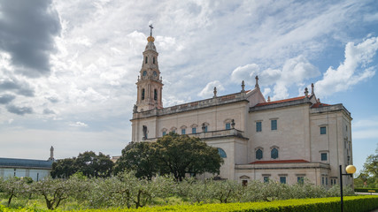 Sanctuary of Fatima, Portugal. An important Marian Shrines and pilgrimage location in the world for...