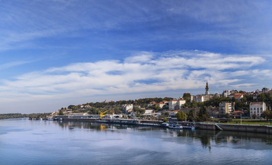 Belgrade view from Danube