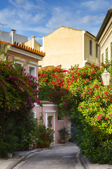 Plaka neighborhood in Athens.