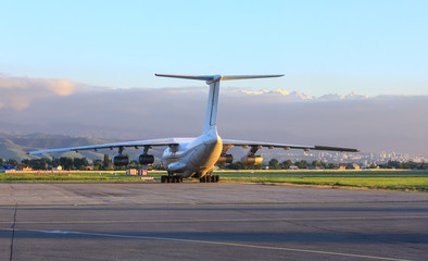 airplane at the airport